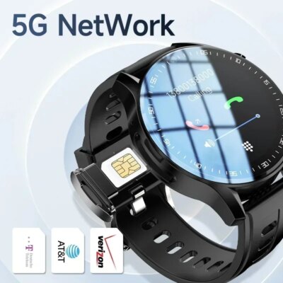 A7 Dual Camera Video Call 4G Smart Watch Step Tracker 128GB Memory SIM Card with Wifi GPS Waterproof Google Play Store - Image 3