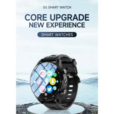 A7 Dual Camera Video Call 4G Smart Watch Step Tracker 128GB Memory SIM Card with Wifi GPS Waterproof Google Play Store - Image 6