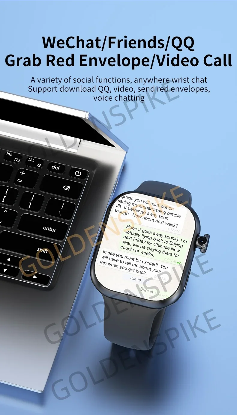 Original VP19 S10 Smartwatch 2.29inch Amoled 5G Smart Watch Men Women With 180° Rotary Camera GPS WIFI Compass NFC Google Play
