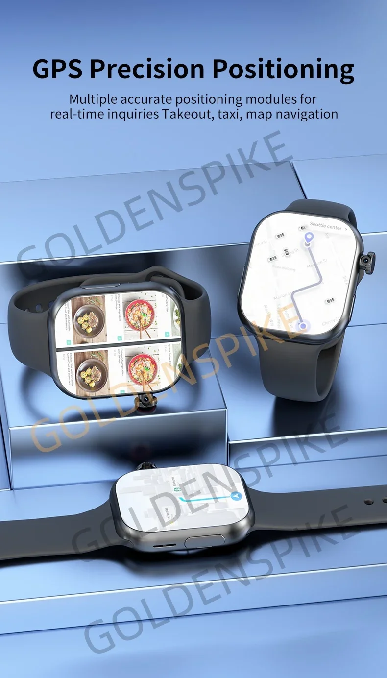 Original VP19 S10 Smartwatch 2.29inch Amoled 5G Smart Watch Men Women With 180° Rotary Camera GPS WIFI Compass NFC Google Play
