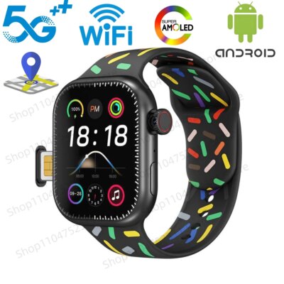 Original VP19 S10 Smartwatch 2.29inch Amoled 5G Smart Watch Men Women With 180° Rotary Camera GPS WIFI Compass NFC Google Play