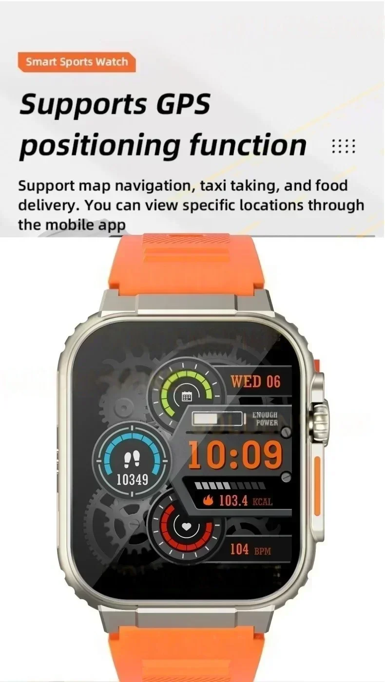 100% Original CDS9 S9 Ultra 4G Android Smart Watch with Play Store Rotating camera WiFi GPS 8+128GB 2.2 Inch Amoled Smartwatch