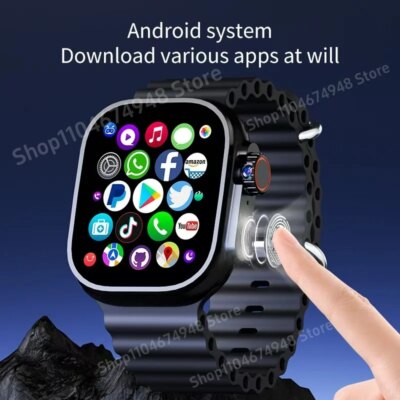 GOLDENSPIKE S10 Ultra 3 MAX 4G 5G Smartwatch Touch ID 2.29inch Amoled Smart Watch With 180° Rotating Camera GPS WIFI NFC Compass - Image 6