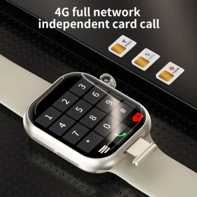 5G Android VP29 5 256GB storage 4G/5G LTE Sim card GPS WIFI 2.29-inch 490 by 580 smartwatch with 8 megapixel rotating camera - Image 4