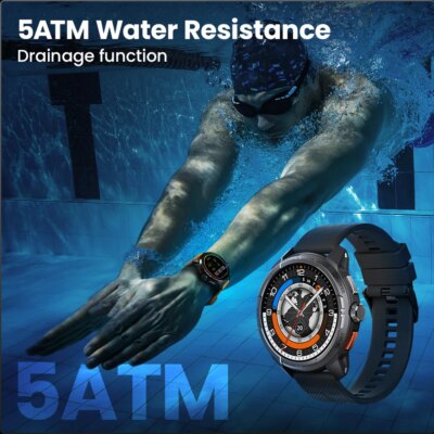 HAYLOU Solar Ultra GPS Smart Watch 1.6” AMOLED Display 60Hz Refresh Rate Bluetooth Calls 5ATM Water Resistance Sports Smartwatch - Image 5