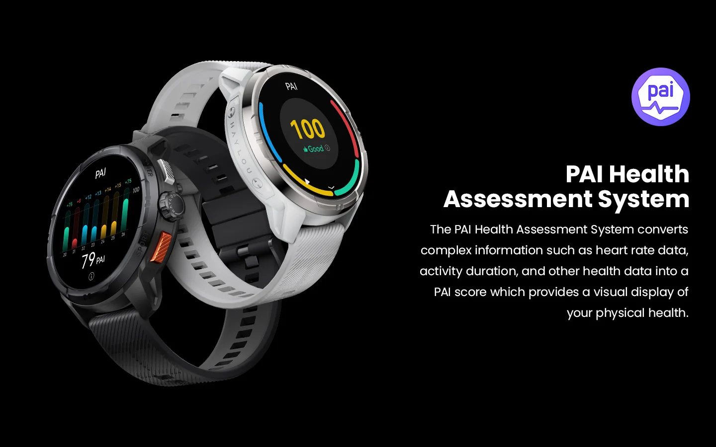 HAYLOU Solar Ultra GPS Smart Watch 1.6” AMOLED Display 60Hz Refresh Rate Bluetooth Calls 5ATM Water Resistance Sports Smartwatch