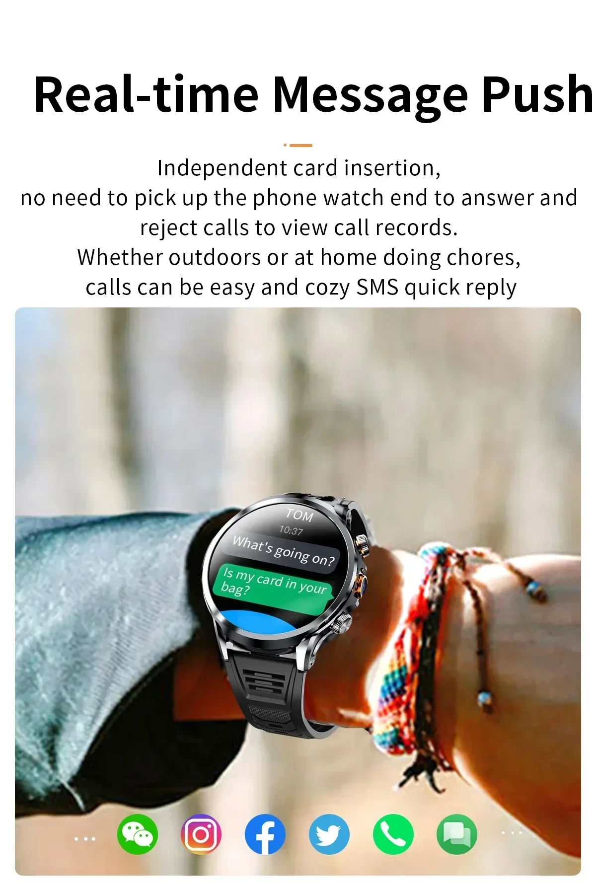 5G Smartwatch H18 Pro Men's Women's GPS WIFI 5G Smartwatch Rotating camera NFC App Download 256GB storage