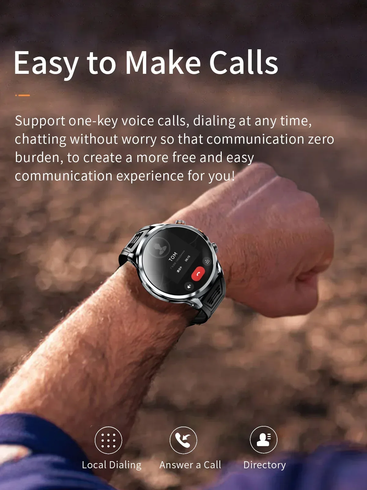 5G Smartwatch H18 Pro Men's Women's GPS WIFI 5G Smartwatch Rotating camera NFC App Download 256GB storage