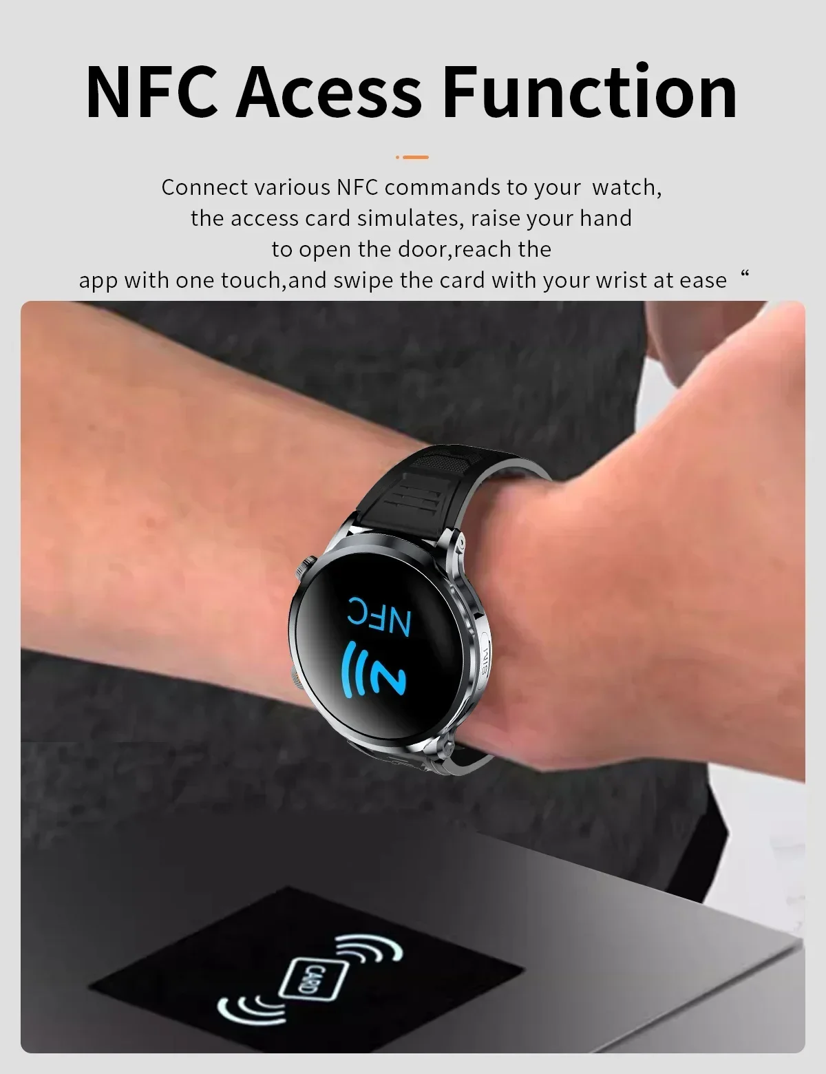 5G Smartwatch H18 Pro Men's Women's GPS WIFI 5G Smartwatch Rotating camera NFC App Download 256GB storage