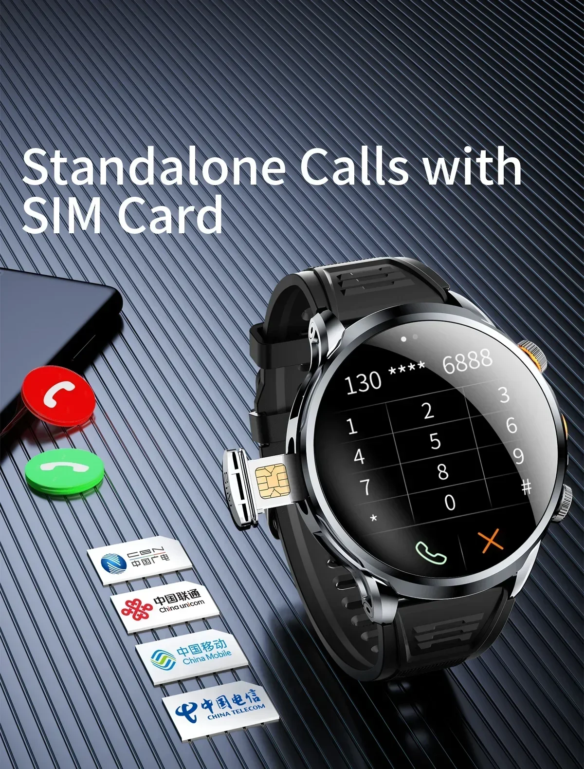 5G Smartwatch H18 Pro Men's Women's GPS WIFI 5G Smartwatch Rotating camera NFC App Download 256GB storage