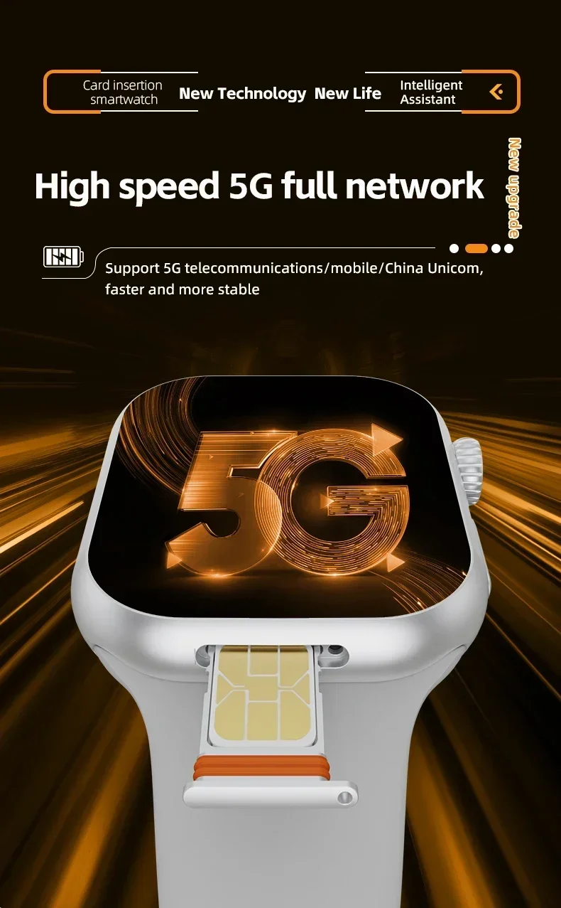 Global version CD20 smartwatch AMOLED screen supports SIM card WiFi GPS video call 2.29 inches, with 180 ° rotating camera