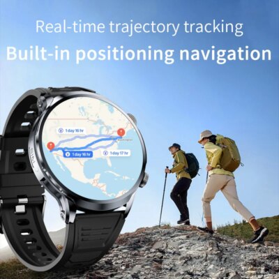 8GB+128GB RAM 5G/4G Smart Watch 1.95 inch 680*680 AMOLED 1100mah Battery 500W Camera GPS WIFI Google APP Download Smartwatch Men - Image 6