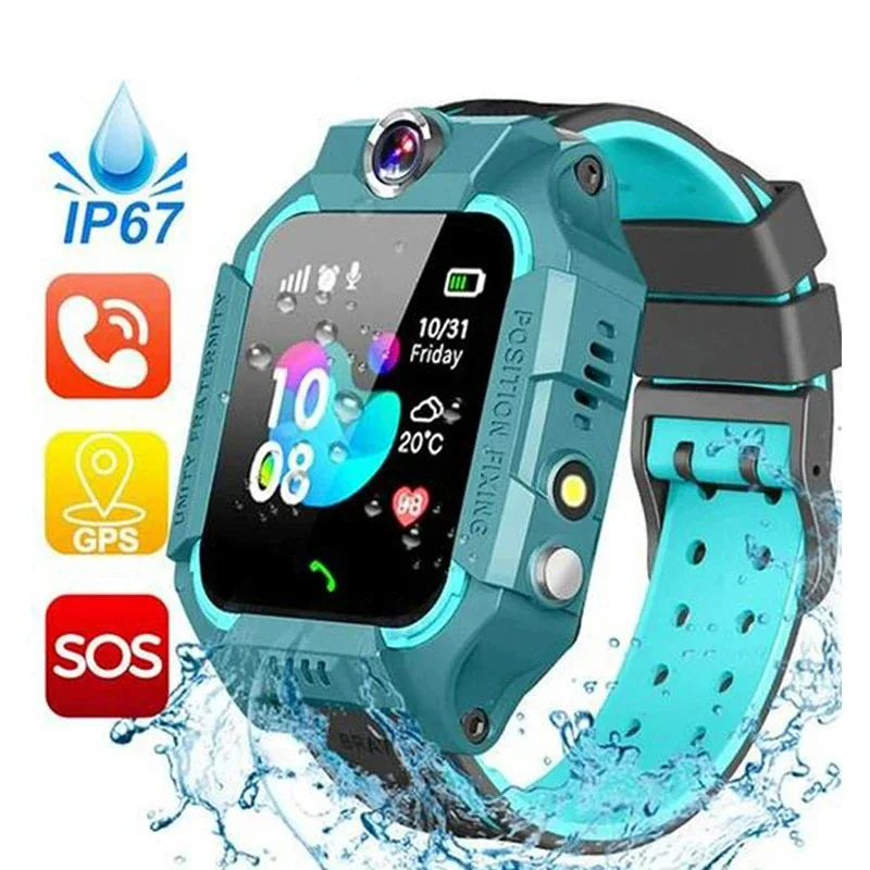 Xiaomi Kids Smart Watch 4G Sim Card Call Camera GPS Location SOS Antil-lost IP67 Waterproof Smart Watch For Ios Android Kid Gift