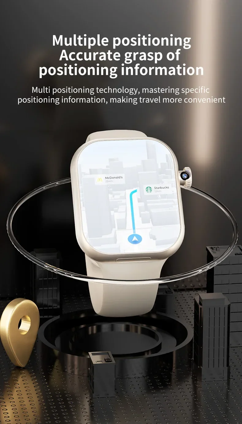 VP29Smart Watches 5G Smartwatch With Android 10.0 OS 2.29inch Amoled Rotating Camera GPS WIFI NFC Google Play Store