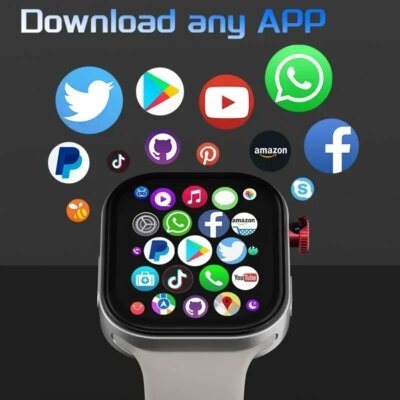 VP99 Smartwatch 4G LTE Android 2.29-inch Amoled screen smartwatch with 180° rotating camera Global Talk GPS WIFI Sim card slot - Image 2