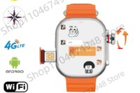 Original CDS9 Smartwatch S9 Ultra Smart Watch With 180° Rotary Camera GPS WIFI SIM Card Slot COMPASS NFC 2.2inch Amoled Screen