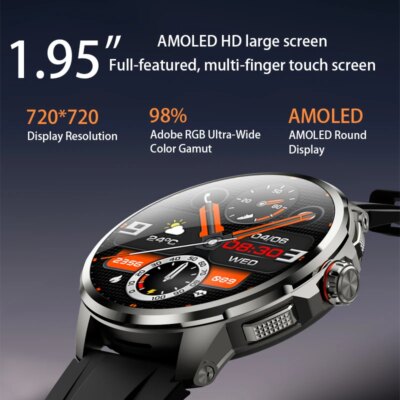 Original H99 Smart Watch Android Watches Amoled Smartwatch With 190° Rotary Ca - Image 3