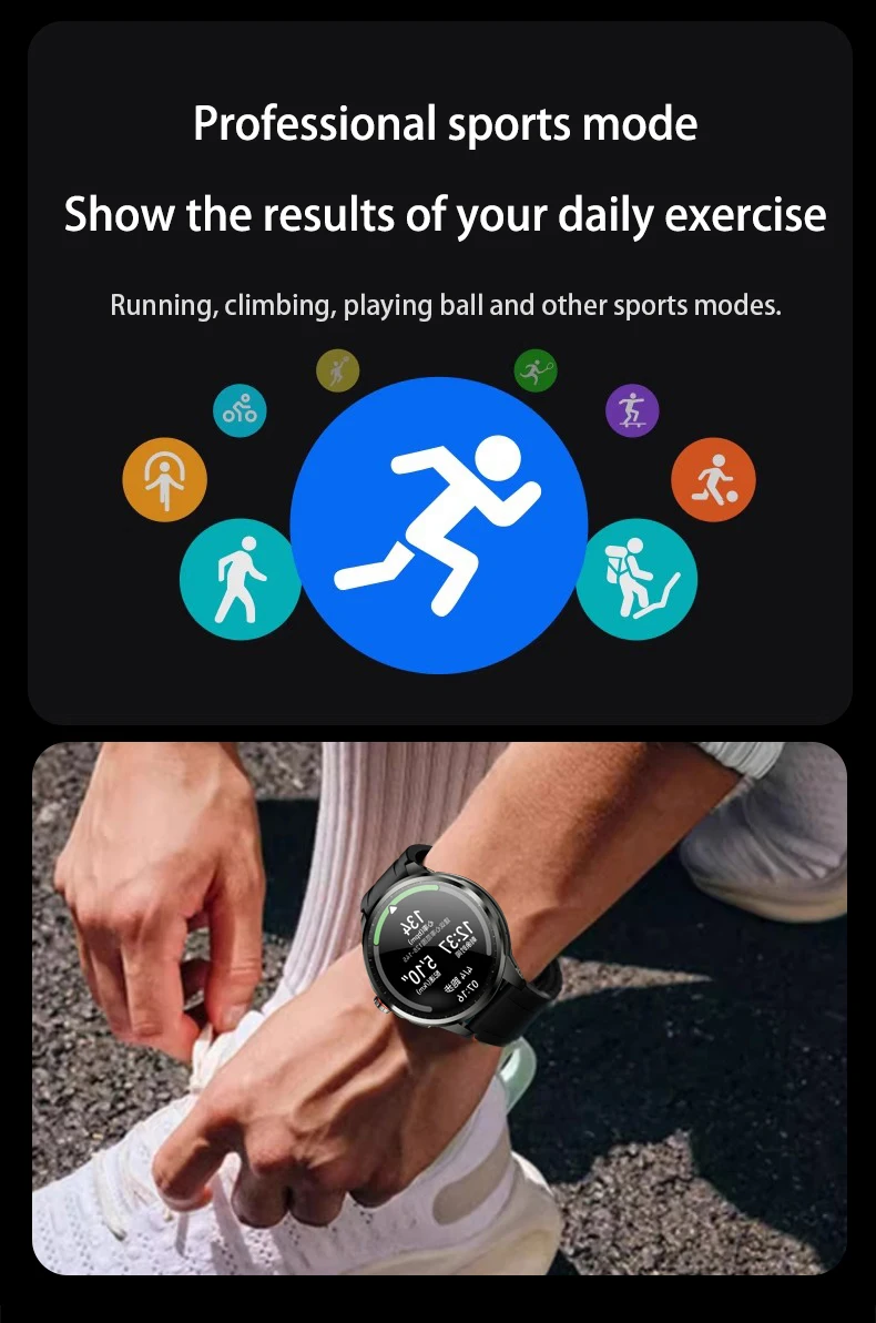 Original H99 Smart Watch Android Watches Amoled Smartwatch With 190° Rotary Ca