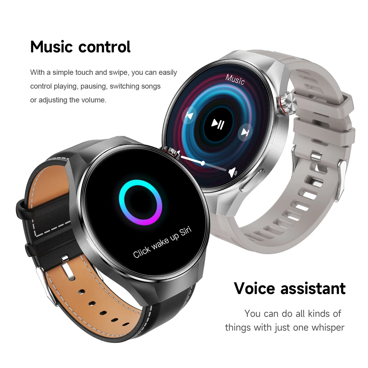 2025 New For HUAWEI Men Smart Watch 1.75inch AMOLED GPS Track Bluetooth Call Waterproof Compass Heart Rate Sports Smart Watches