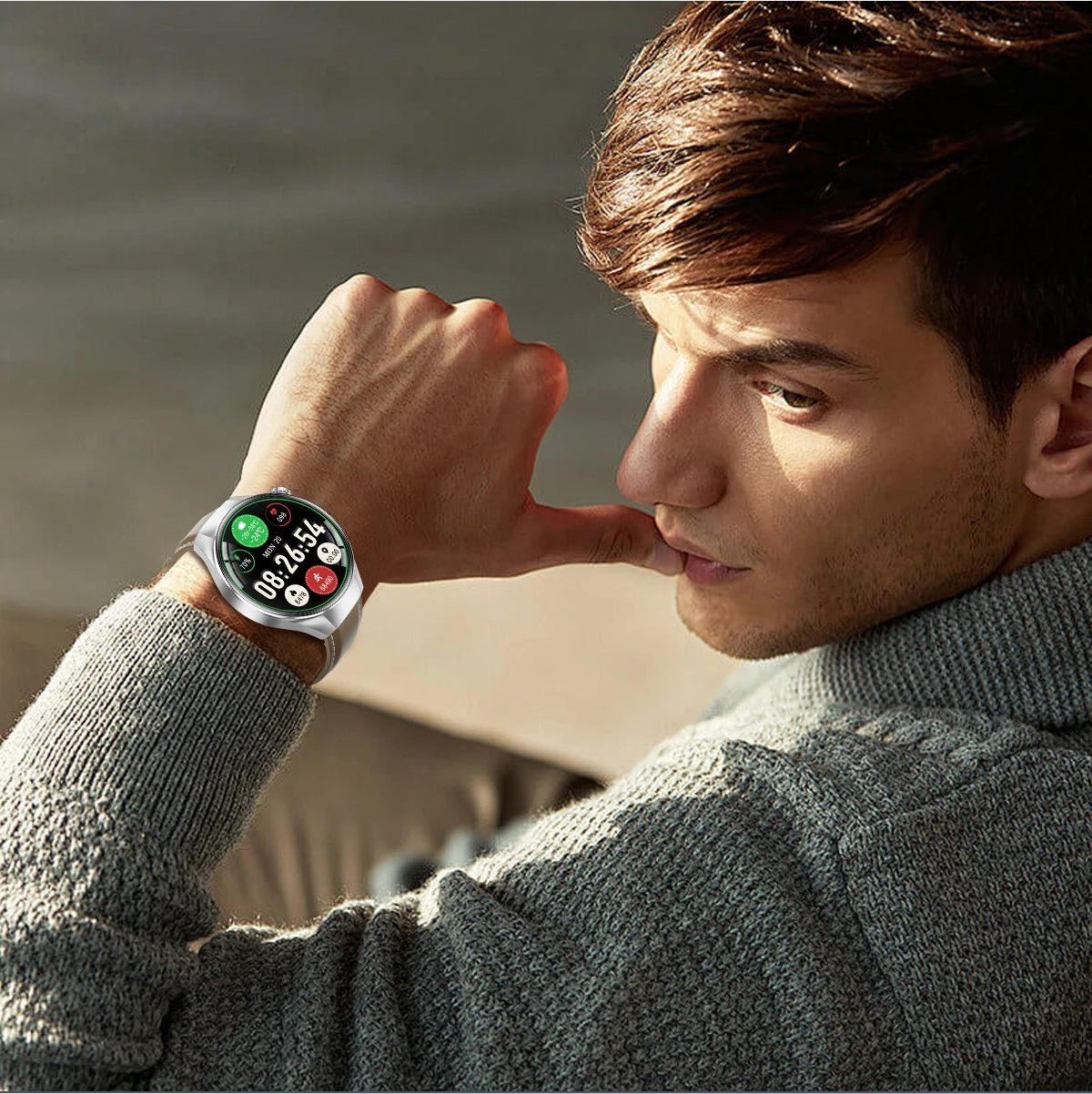 2025 New For HUAWEI Men Smart Watch 1.75inch AMOLED GPS Track Bluetooth Call Waterproof Compass Heart Rate Sports Smart Watches