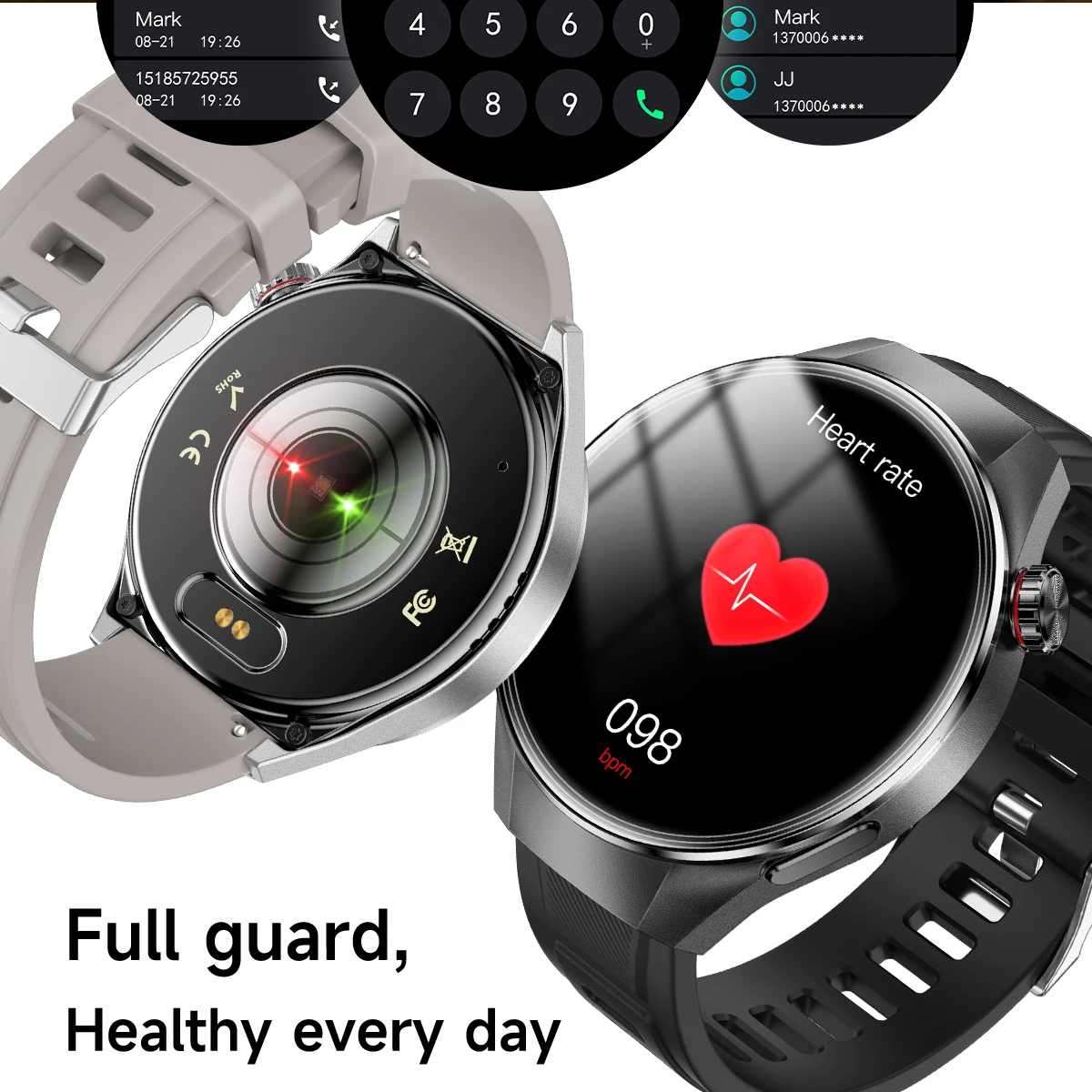 2025 New For HUAWEI Men Smart Watch 1.75inch AMOLED GPS Track Bluetooth Call Waterproof Compass Heart Rate Sports Smart Watches