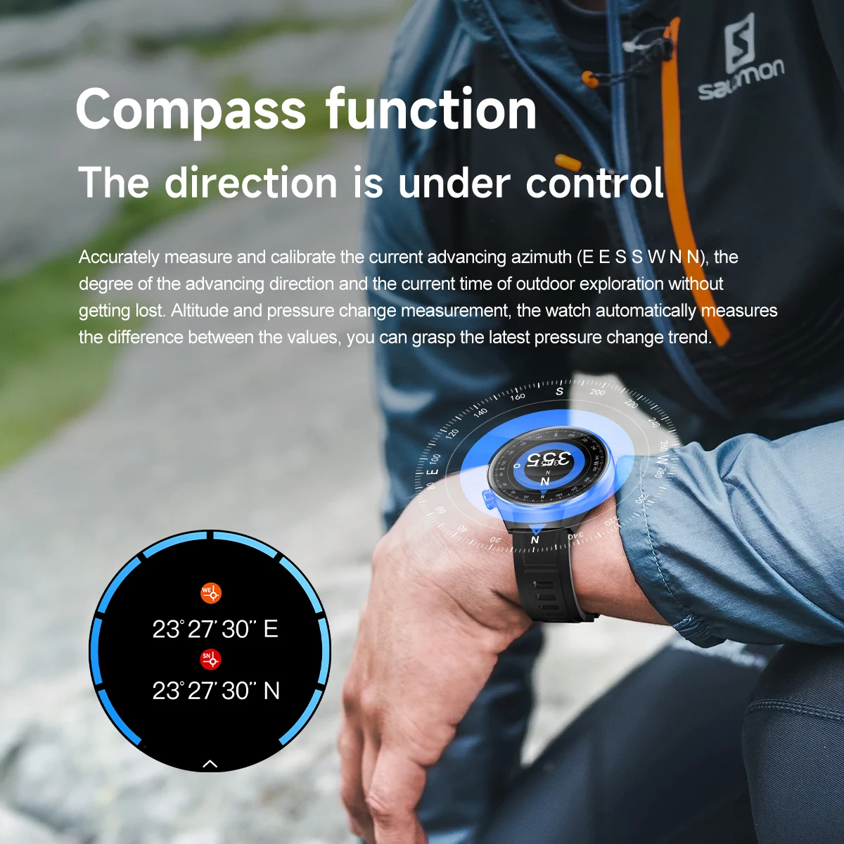 2025 New For HUAWEI Men Smart Watch 1.75inch AMOLED GPS Track Bluetooth Call Waterproof Compass Heart Rate Sports Smart Watches