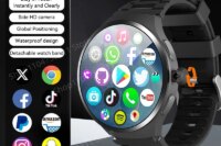 VP50 Smart Watch 1.75 inch Amoled 490*490 HD Screen 800W Camera GPS WIFI Compass NFC 256GB Storage Android Smartwatch Sim Card
