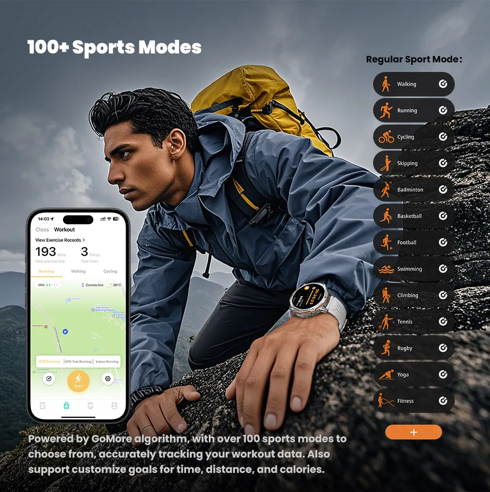2025 NEW For HUAWEI Outdoor Military Men Smart Watch 1000mAh Large Battery Compass Altimeter BT Call IP69K 5ATM Waterproof Watch