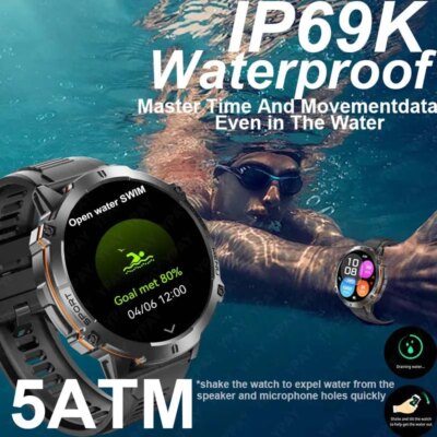 2025 NEW For HUAWEI Outdoor Military Men Smart Watch 1000mAh Large Battery Compass Altimeter BT Call IP69K 5ATM Waterproof Watch - Image 3