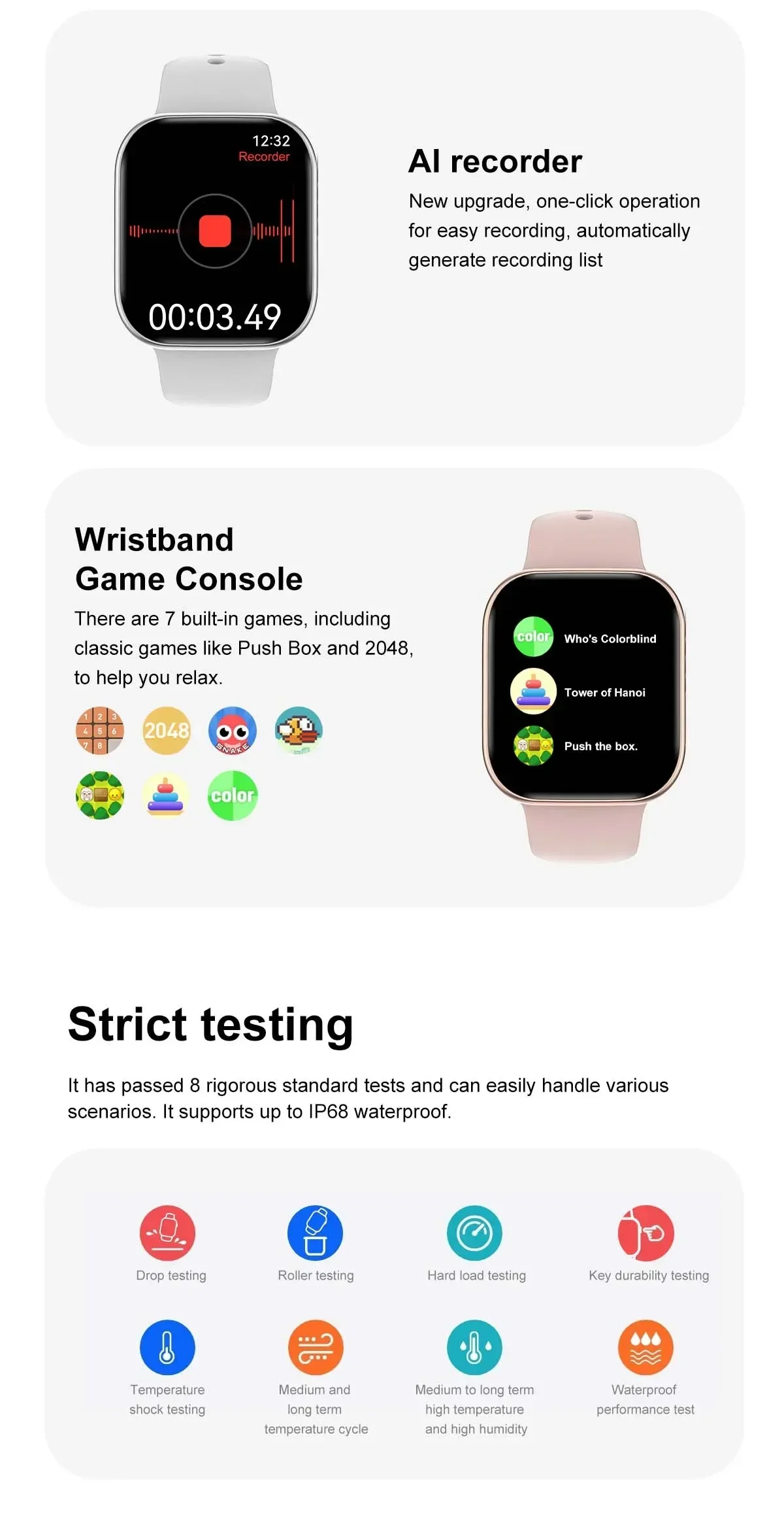 2025 New For Original Apple Watch Series 10 Men Smartwatch Bluetooth Call NFC IP68 Waterproof Compass GPS Track Women Smartwatch