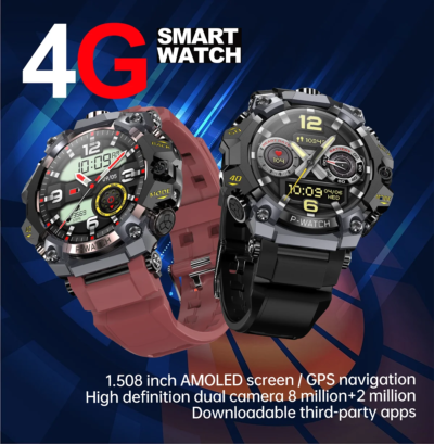 Q668 Smart Watch Android 4G LTE Smartwatch Men IP68 waterproof 800W Dual Camera Amoled GPS WIFI Multi sport mode Download Apps - Image 3