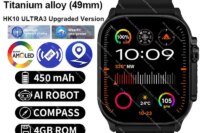Smartwatch 2025 HK10 ULTRA 3 MAX 49mm HD AMOLED 4G ROM Bluetooth Call Network Chat Robot Clock NFC Compass Smart Watch Men Women