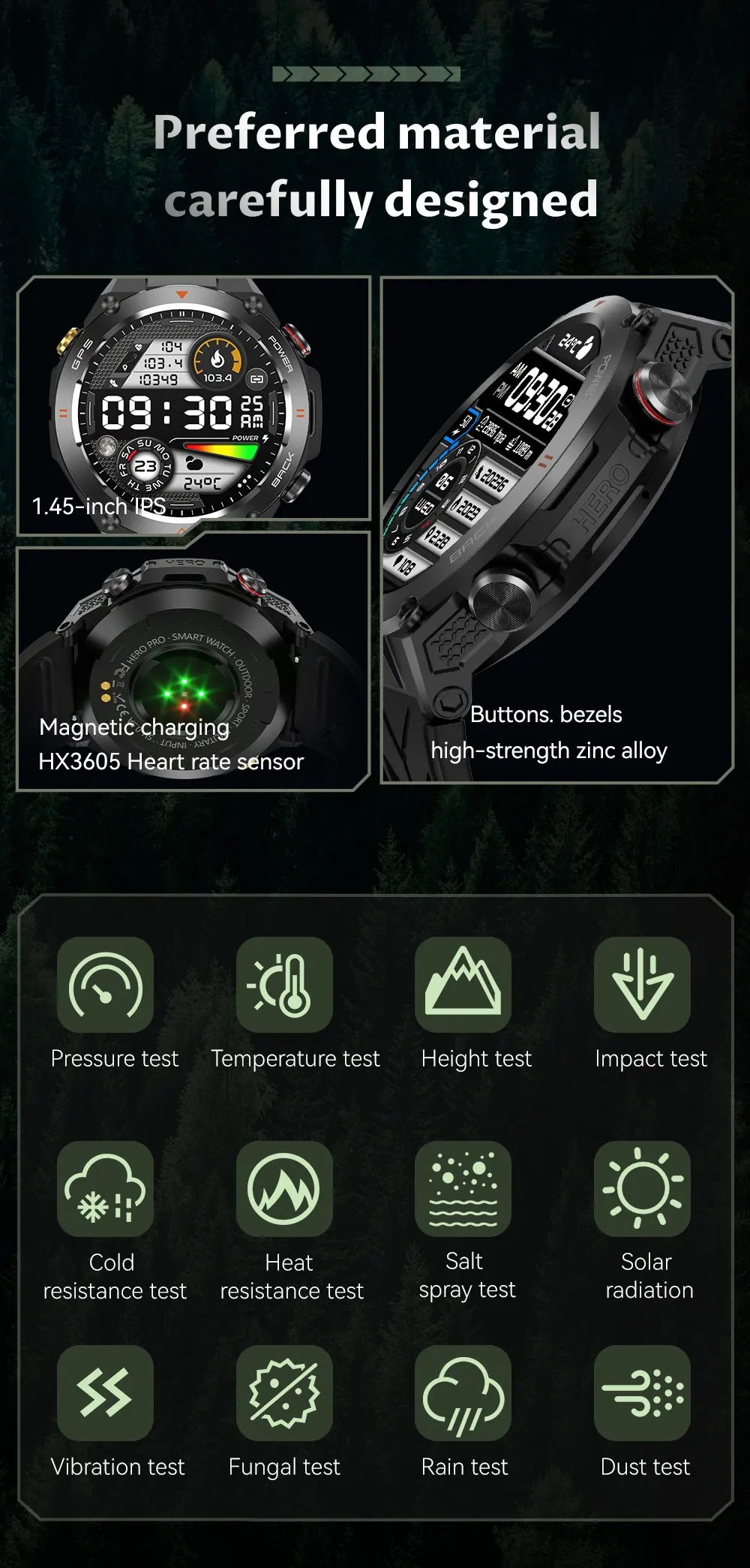 2025 New For XIAOMI Outdoor Sports GPS Smart Watch Men Waterproof Bluetooth call Heart rate Fitness Smartwatch Woman 650mAh BTA