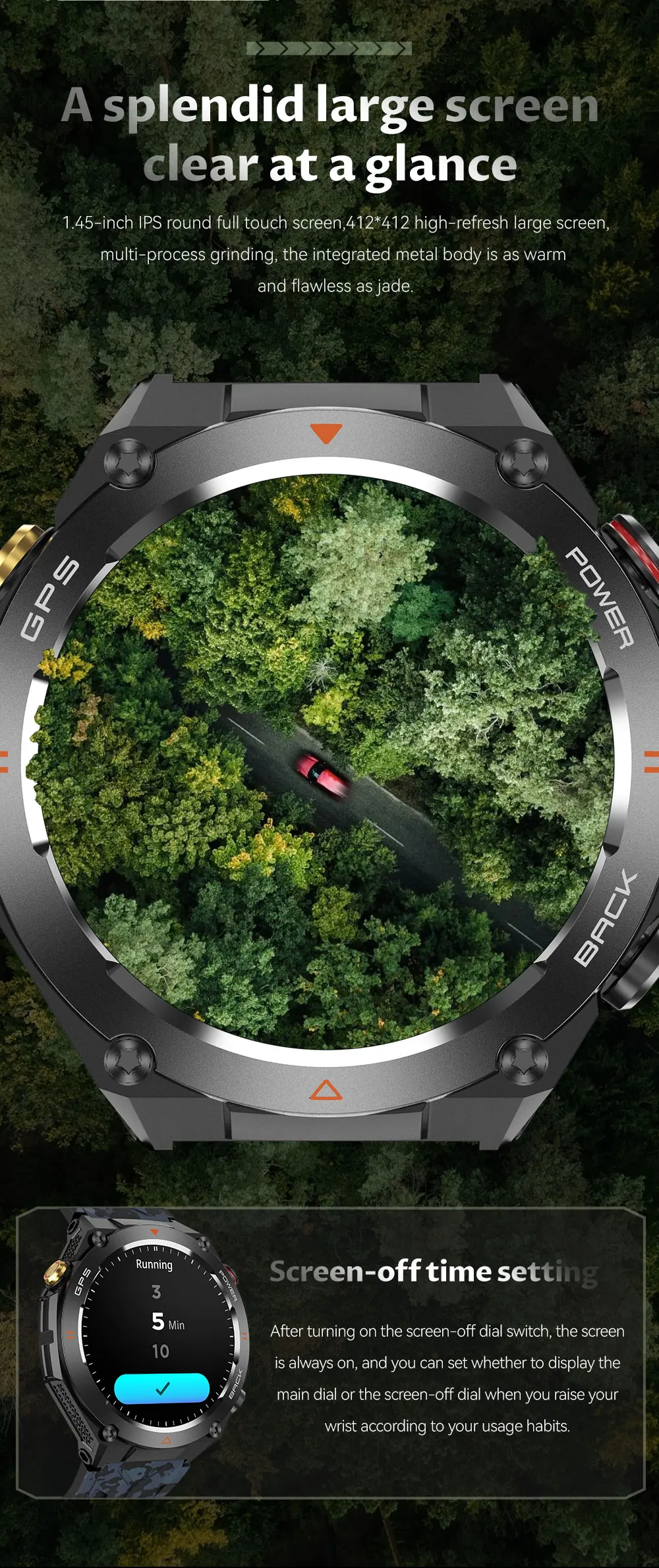 2025 New For XIAOMI Outdoor Sports GPS Smart Watch Men Waterproof Bluetooth call Heart rate Fitness Smartwatch Woman 650mAh BTA