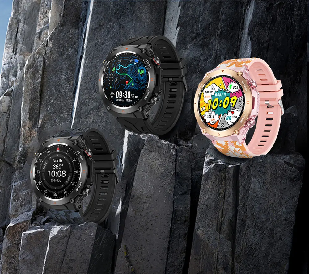 2025 New For XIAOMI Outdoor Sports GPS Smart Watch Men Waterproof Bluetooth call Heart rate Fitness Smartwatch Woman 650mAh BTA