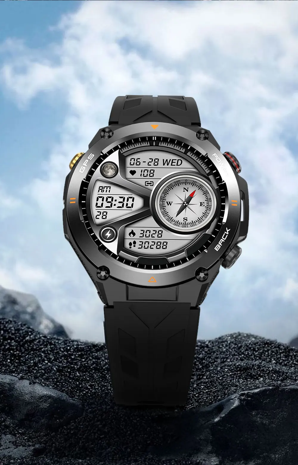 2025 New For XIAOMI Outdoor Sports GPS Smart Watch Men Waterproof Bluetooth call Heart rate Fitness Smartwatch Woman 650mAh BTA