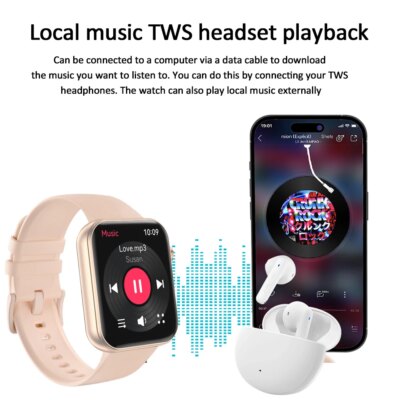 New Smart Watch Women Men Camera Take Photo Record Video Heart rate Sports Fitness Waterproof Bluetooth Call For Android iOS - Image 4