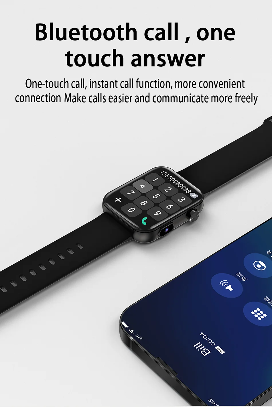 New Smart Watch Women Men Camera Take Photo Record Video Heart rate Sports Fitness Waterproof Bluetooth Call For Android iOS