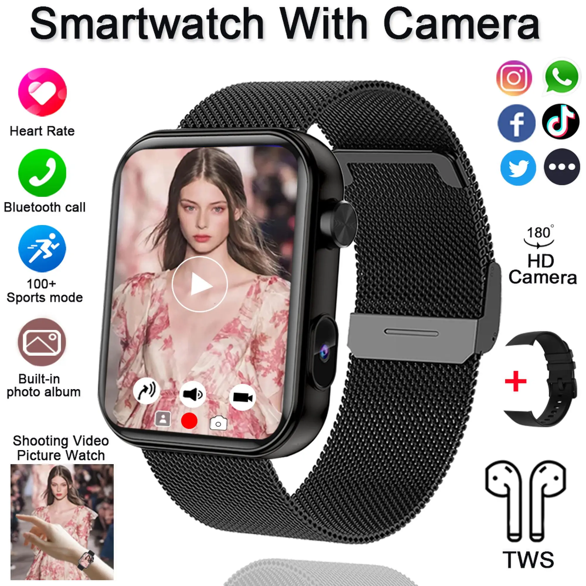 black mesh belt