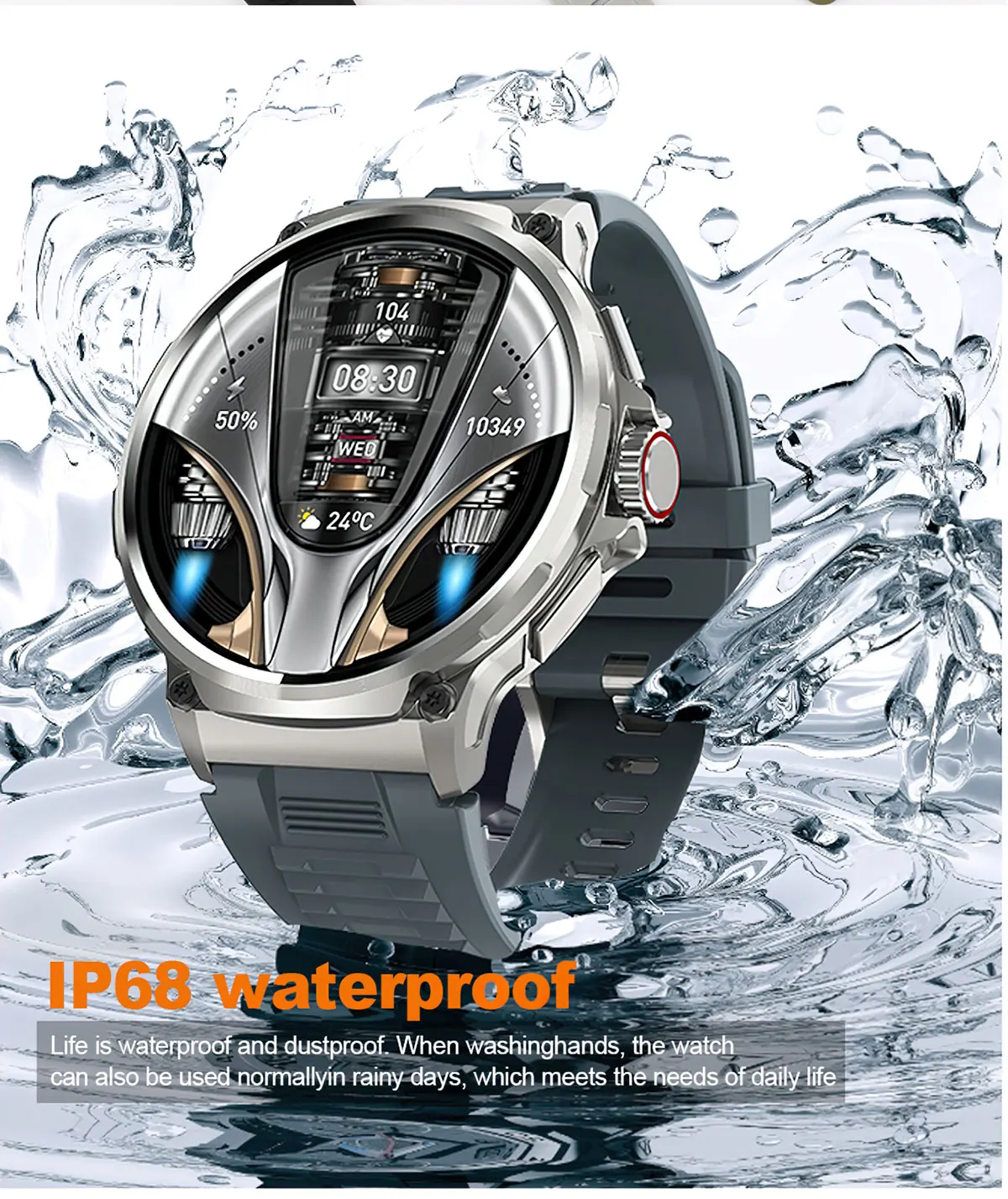 For Huawei Xiaomi GPS Track Smart Watch Men 1.85-Inch Ultra HD AMOLED Screen 710 Mah Battery Bluetooth Call SmartWatch 2025 New