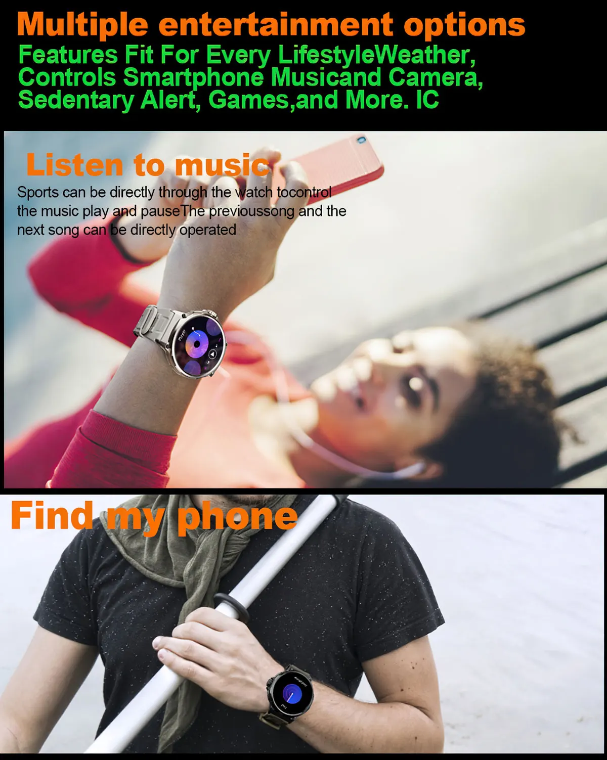 For Huawei Xiaomi GPS Track Smart Watch Men 1.85-Inch Ultra HD AMOLED Screen 710 Mah Battery Bluetooth Call SmartWatch 2025 New
