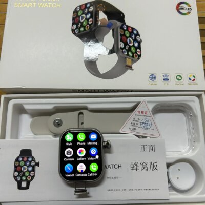 CD20 Global Edition smartwatch with 180 ° rotating camera AMOLED screen, supports SIM card WiFi GPS video call 2.29 inches - Image 3