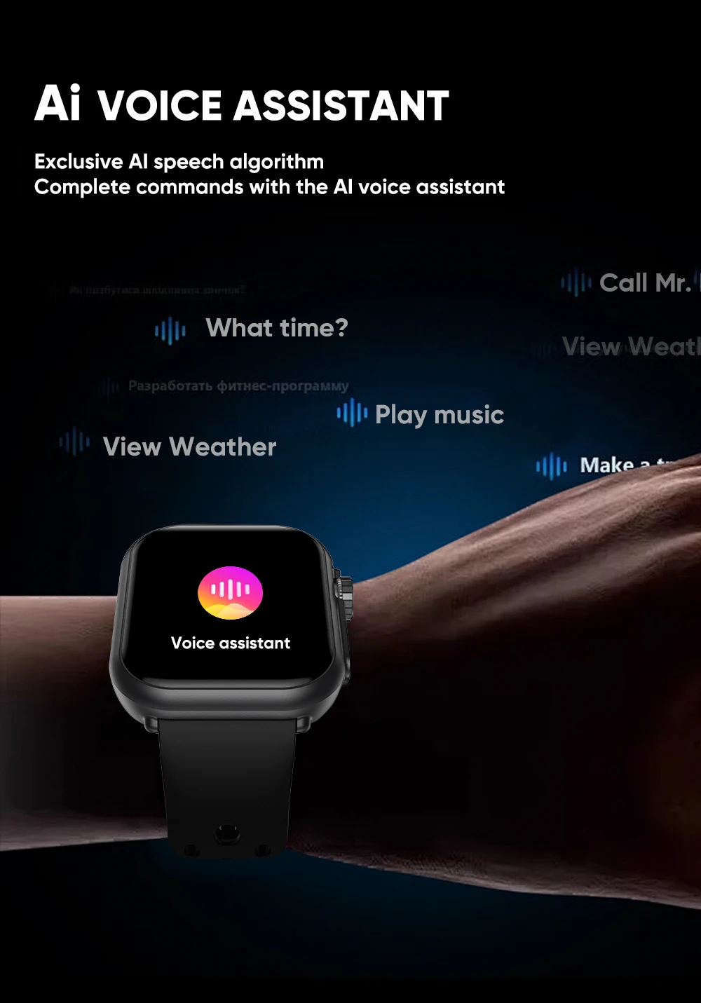 Watch Ultra K62 Men Women 1000mAh AMOLED Heart Rate 100+Sport HD Bluetooth Call GPS Track Waterproof Smart Watch For IOS Android Watch Ultra K62 Men Women 1000mAh AMOLED Heart Rate 100+Sport HD Bluetooth Call GPS Track Waterproof Smart Watch For IOS Android