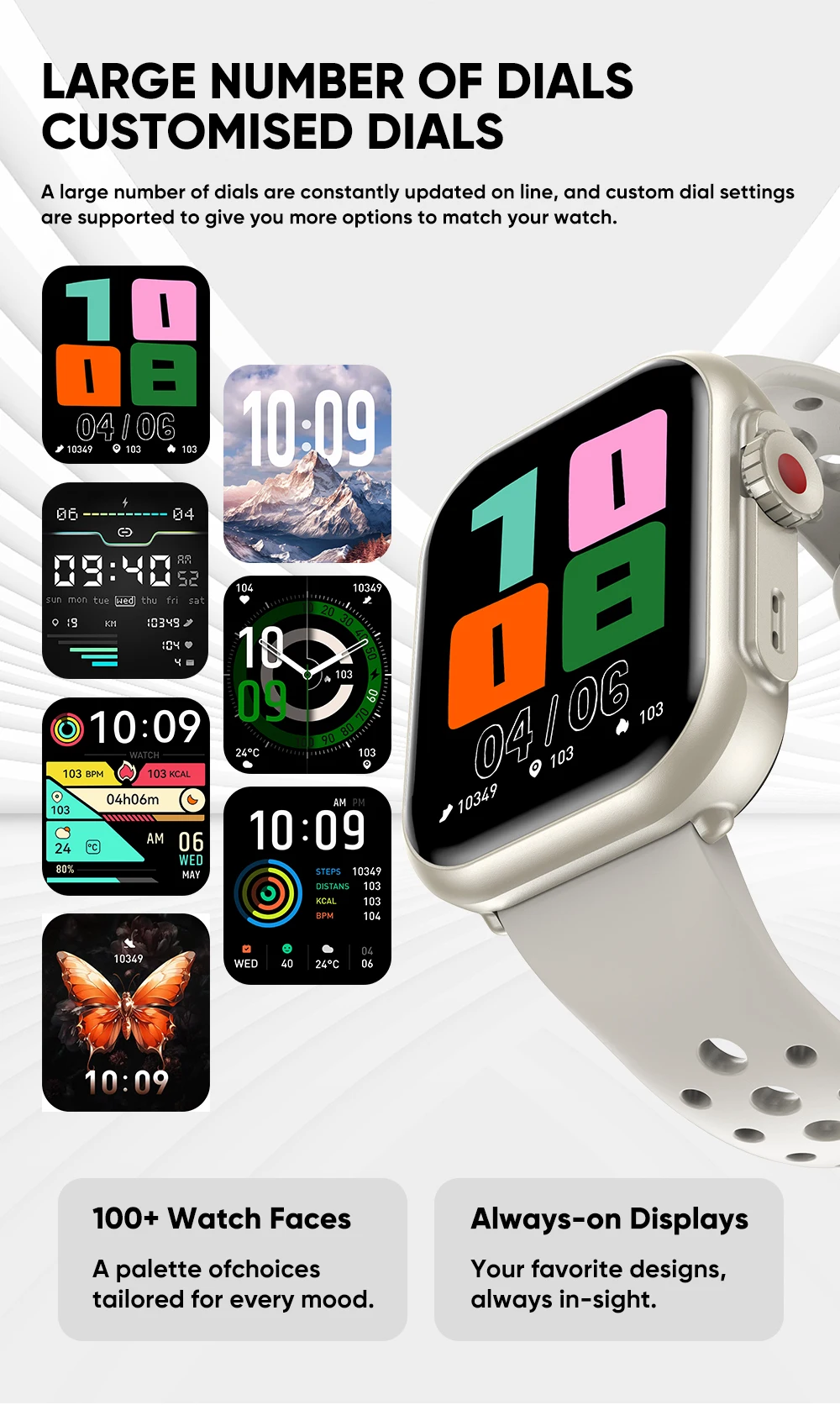 Watch Ultra K62 Men Women 1000mAh AMOLED Heart Rate 100+Sport HD Bluetooth Call GPS Track Waterproof Smart Watch For IOS Android