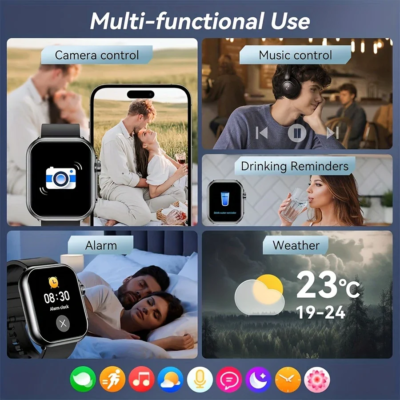 Watch Ultra K62 Men Women 1000mAh AMOLED Heart Rate 100+Sport HD Bluetooth Call GPS Track Waterproof Smart Watch For IOS Android - Image 3