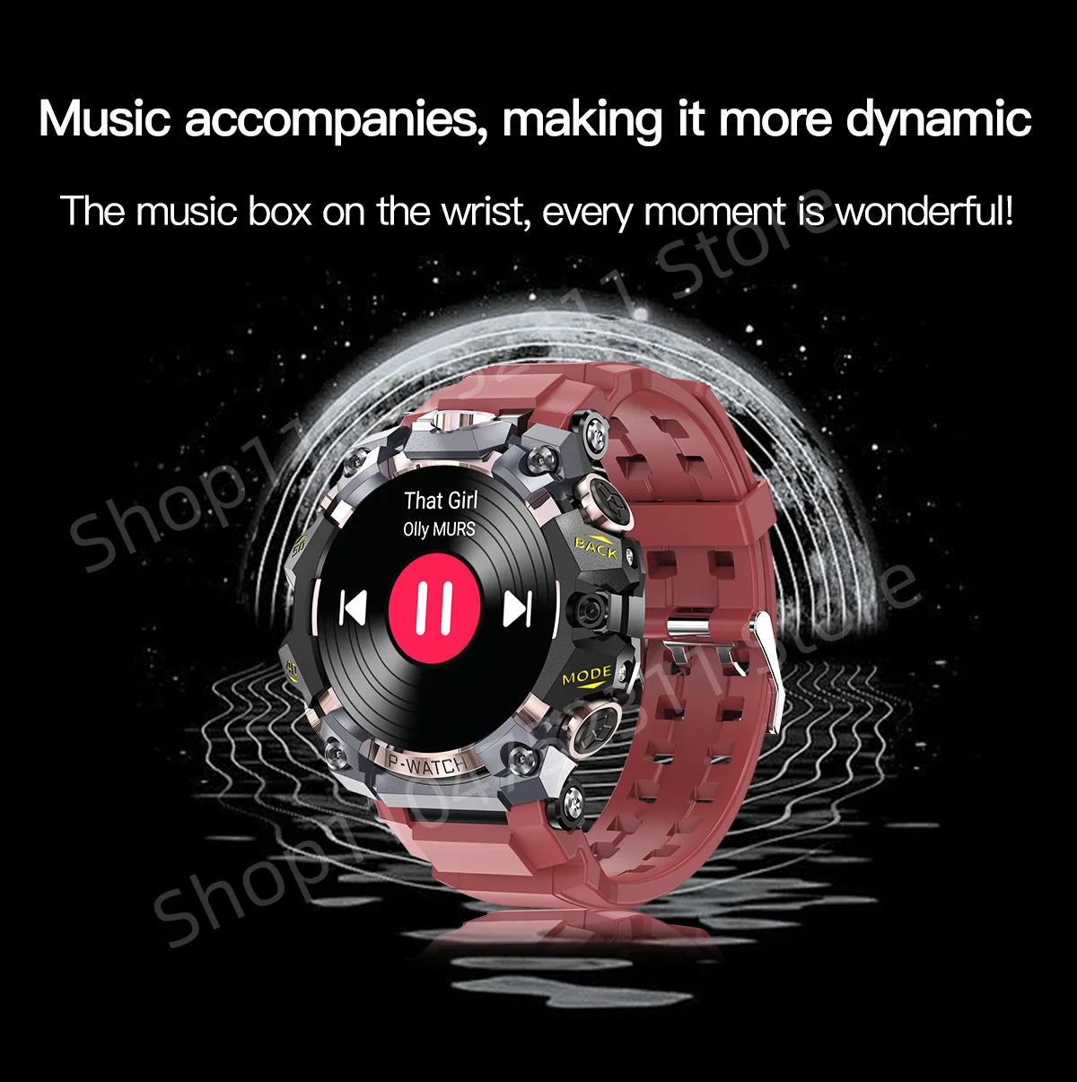 P-Watch 5g Full Netcom Smartwatch 1.5 inch Amoled HD Screen inset 4g/5g Sim Card GPS WIFI IP68 Waterproof Swimming Smart Watch