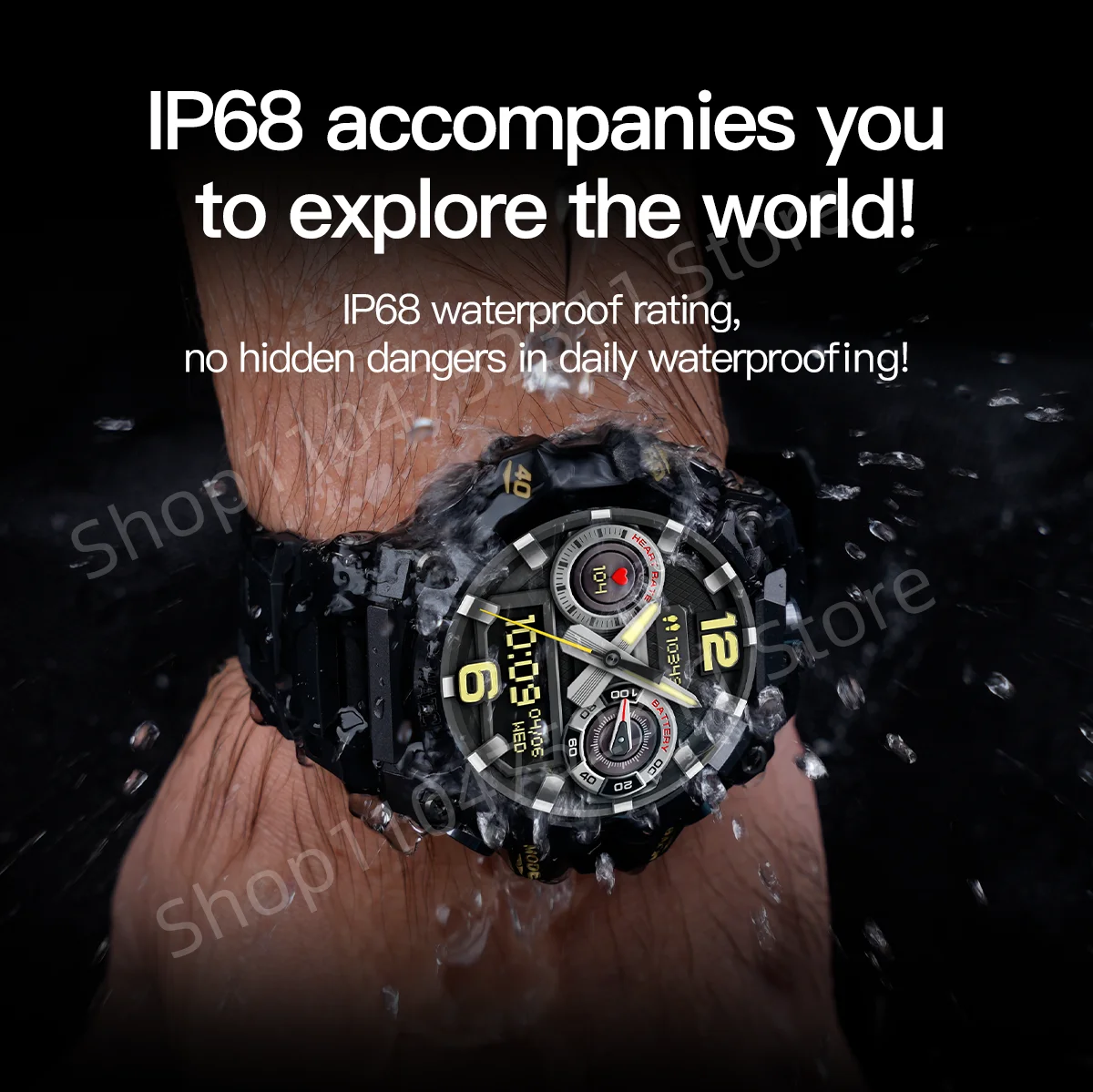 P-Watch 5g Full Netcom Smartwatch 1.5 inch Amoled HD Screen inset 4g/5g Sim Card GPS WIFI IP68 Waterproof Swimming Smart Watch