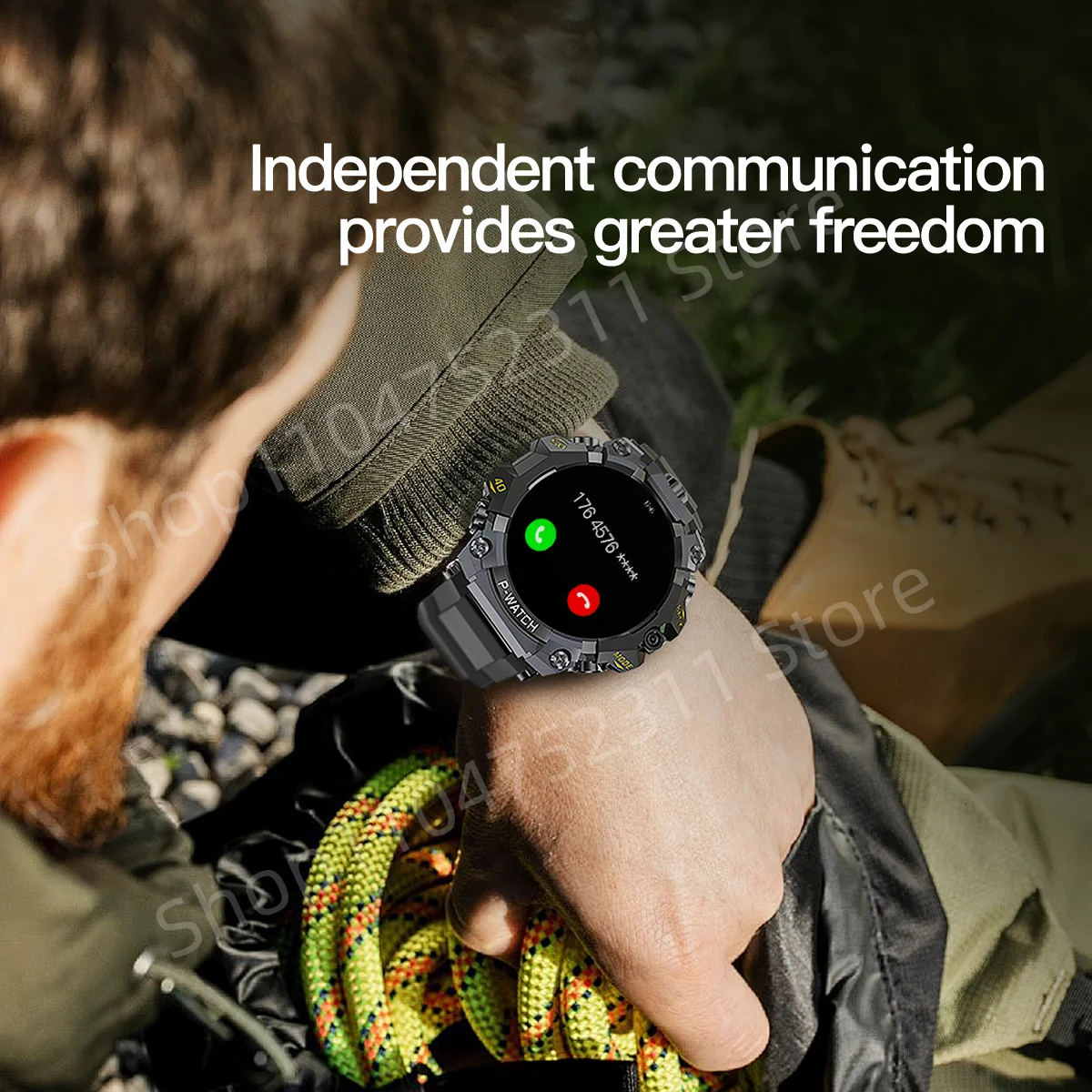 P-Watch 5g Full Netcom Smartwatch 1.5 inch Amoled HD Screen inset 4g/5g Sim Card GPS WIFI IP68 Waterproof Swimming Smart Watch