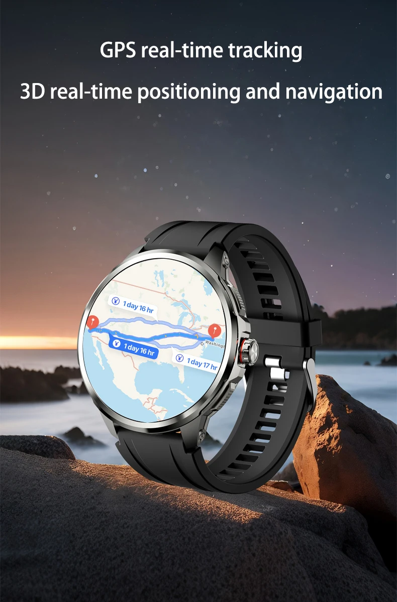 Goldenspike H99 Smartwatch Men Women Smart Watch With 1.95inch Amoled Screen 190° Rotary Camera GPS WIFI 4G/5G SIM Card Slot