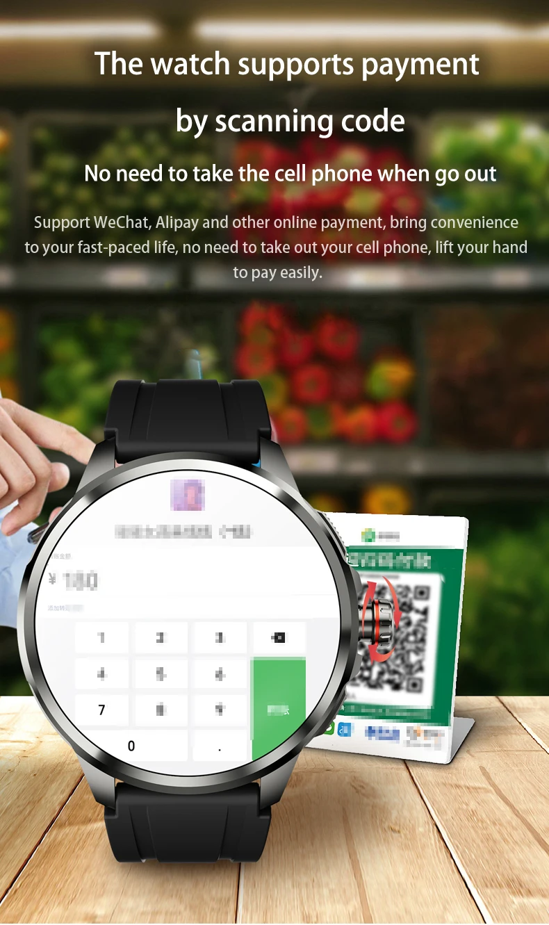 Goldenspike H99 Smartwatch Men Women Smart Watch With 1.95inch Amoled Screen 190° Rotary Camera GPS WIFI 4G/5G SIM Card Slot